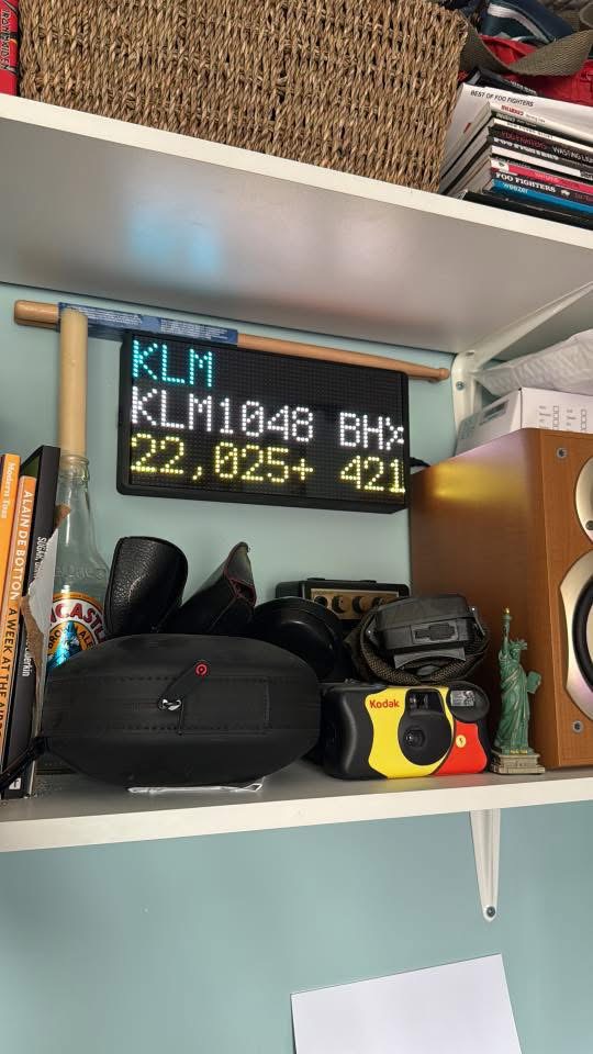 Customer photo of a NearestPlane display
