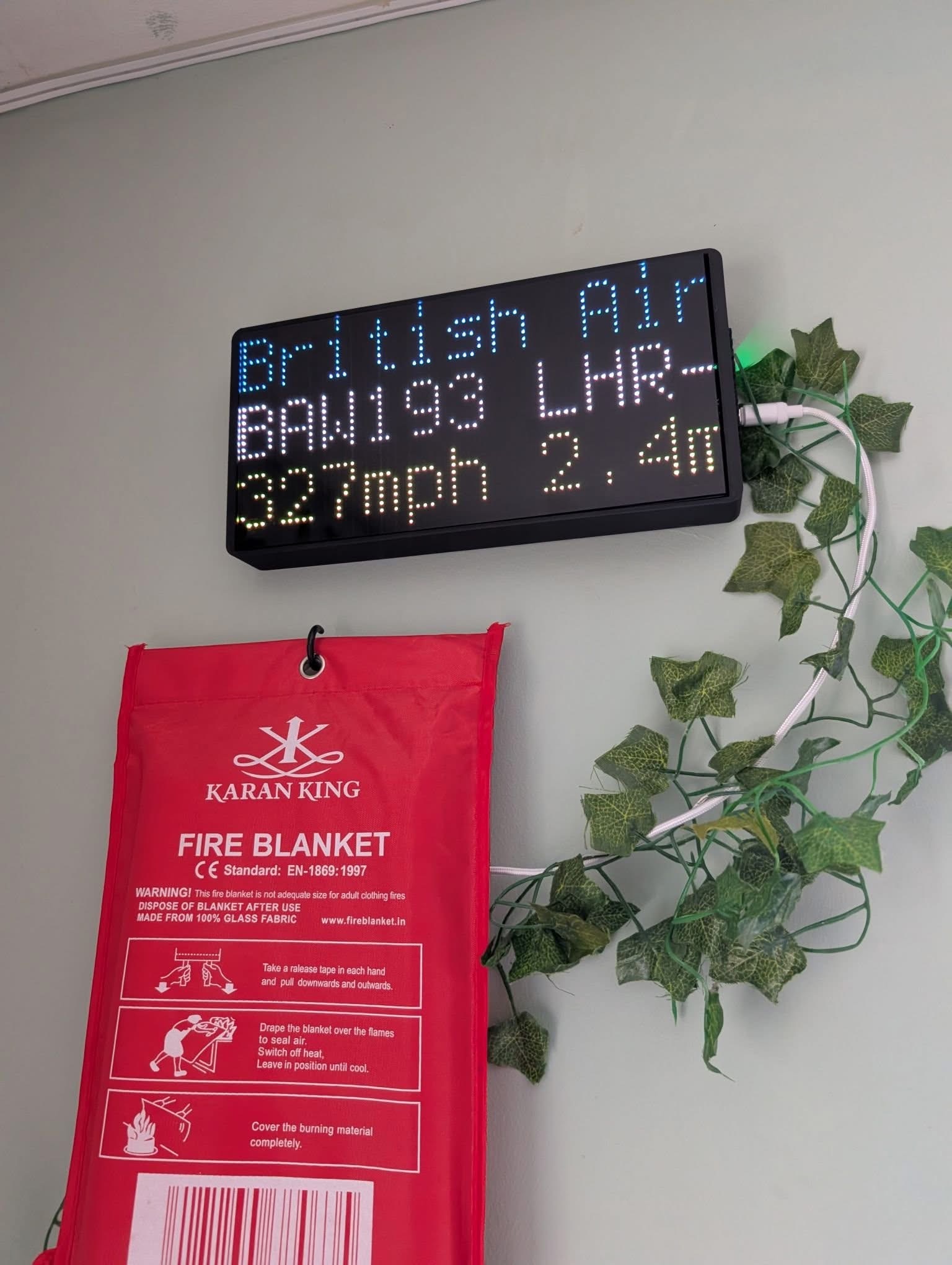 Customer photo of a NearestPlane display